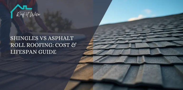 Shingles vs Asphalt Roll Roofing Cost & Lifespan Guide