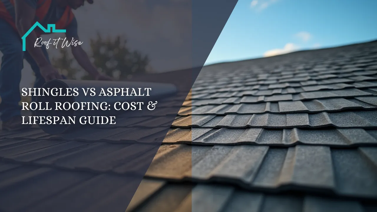 Shingles vs Asphalt Roll Roofing Cost & Lifespan Guide