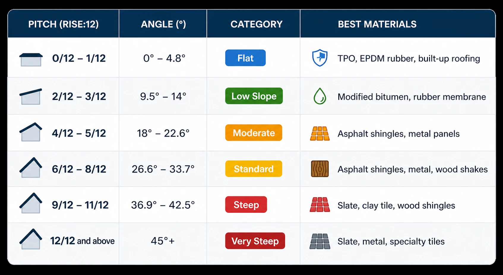 Slope Factor Chart.pdf Roof Pitch Chart: A Complete Guide to Roof Slopes & Angles