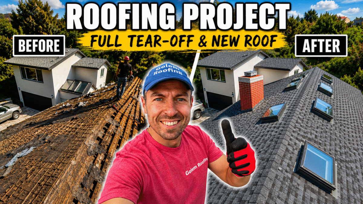 Project Overview This residential roofing project presented several challenges due to multiple previous roof repairs and the presence of several layers of aging shingles installed over the original wood shake roofing system. Over time, these layered roofing materials can conceal underlying issues, add excessive weight to the structure, and reduce the overall effectiveness of the roofing system. After a thorough inspection, Golem Roofing recommended a complete roof replacement to ensure long-term performance, structural integrity, and reliable weather protection. Project Challenges The existing roof had undergone numerous repairs throughout its lifespan, resulting in: Multiple layers of old asphalt shingles Original wood shake roofing beneath the shingle layers Increased roof weight from accumulated roofing materials Potential ventilation and performance concerns Reduced lifespan of previous roofing systems Hidden substrate conditions that could only be evaluated after removal Our Solution To provide the homeowner with a durable, long-lasting roofing system, Golem Roofing performed a complete tear-off and replacement. Scope of Work Complete removal of all existing roofing materials Tear-off down to the roof deck Inspection of the exposed roof substrate Installation of new radiant barrier roof sheathing Installation of a complete GAF roofing system Application of GAF Timberline HDZ architectural shingles Final inspection and quality assurance review Upgraded Roofing System New Radiant Barrier Sheathing Once the existing roofing materials were removed, new radiant barrier sheathing was installed to improve the roof's overall performance. Benefits include: Improved energy efficiency Reduced attic heat buildup Enhanced indoor comfort Better long-term roof system performance Increased protection for the home structure GAF Timberline HDZ Roofing System The homeowner selected the industry-leading GAF Timberline HDZ roofing system, known for its durability, wind resistance, and attractive architectural appearance. Key advantages include: Exceptional weather protection Advanced LayerLock™ technology High wind resistance Long-lasting performance Enhanced curb appeal Industry-leading manufacturer support Warranty Protection One of the most valuable aspects of this project is the comprehensive warranty coverage provided to the homeowner. Manufacturer Warranty 50-Year GAF Manufacturer System Warranty Coverage for roofing materials and system performance Protection backed by one of North America's leading roofing manufacturers Golem Roofing Workmanship Warranty 12-Year No-Leak Workmanship Warranty Coverage for installation-related issues Added confidence in the quality of workmanship Third-Party Protection $250,000 Third-Party Guarantee Additional layer of protection beyond standard warranty coverage Increased long-term peace of mind for the homeowner Project Results The completed roof replacement transformed an aging, heavily layered roofing system into a modern, high-performance roofing solution designed for decades of reliable protection. Results at a Glance ✅ Complete tear-off down to the roof deck ✅ Removal of multiple roofing layers and original wood shakes ✅ New radiant barrier sheathing installed ✅ GAF Timberline HDZ architectural shingles ✅ 50-Year GAF Manufacturer System Warranty ✅ 12-Year No-Leak Workmanship Warranty ✅ $250,000 Third-Party Guarantee ✅ Improved energy efficiency and roof performance ✅ Enhanced curb appeal and property value Conclusion Complete Roof Replacement with GAF Timberline HDZ Roofing System The homeowner now has a durable, energy-efficient roofing system designed to provide reliable protection and peace of mind for decades to come. Contractor: Golem Roofing Service: Complete Roof Replacement Roofing System: GAF Timberline HDZ Warranty: 50-Year GAF System Warranty + 12-Year No-Leak Workmanship Warranty