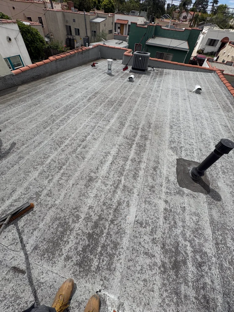 Flat Roof Restoration – Long Beach, CA by GOLEM ROOFING