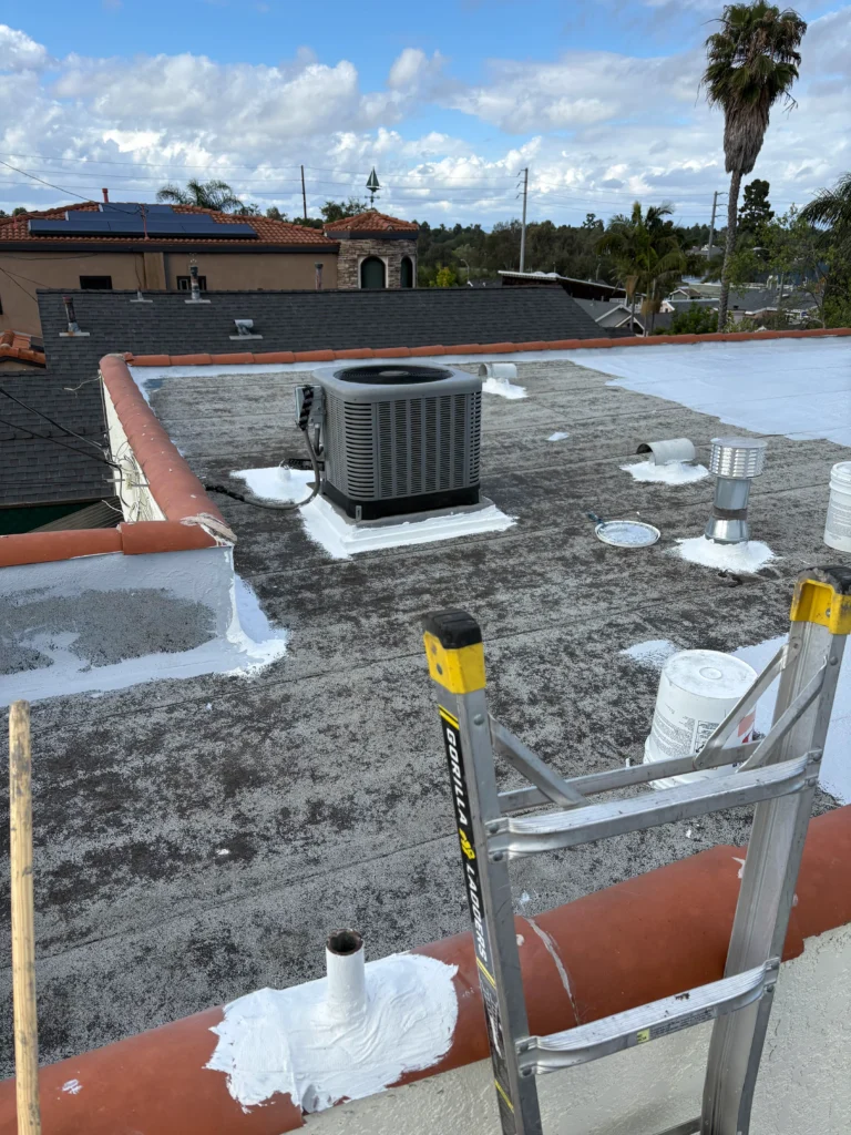 Flat Roof Restoration – Long Beach, CA by GOLEM ROOFING