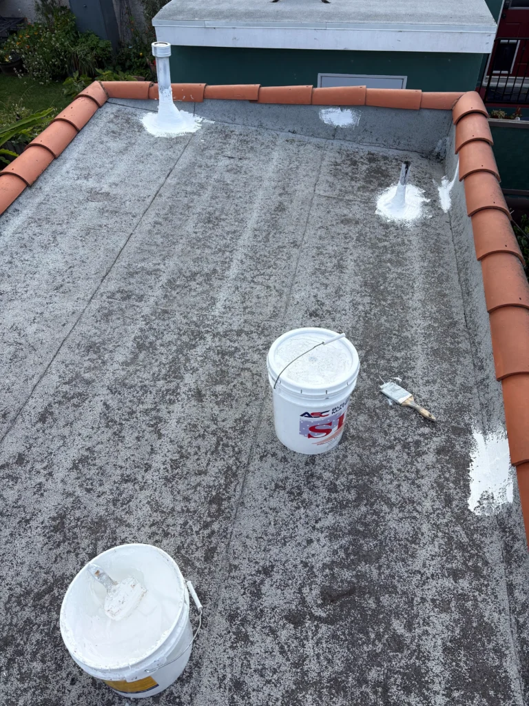 Flat Roof Restoration – Long Beach, CA by GOLEM ROOFING
