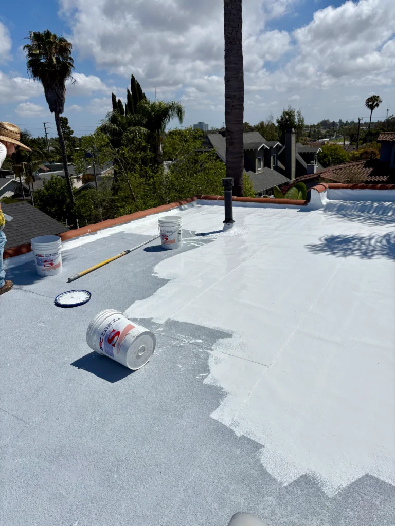 Flat Roof Restoration – Long Beach, CA by GOLEM ROOFING