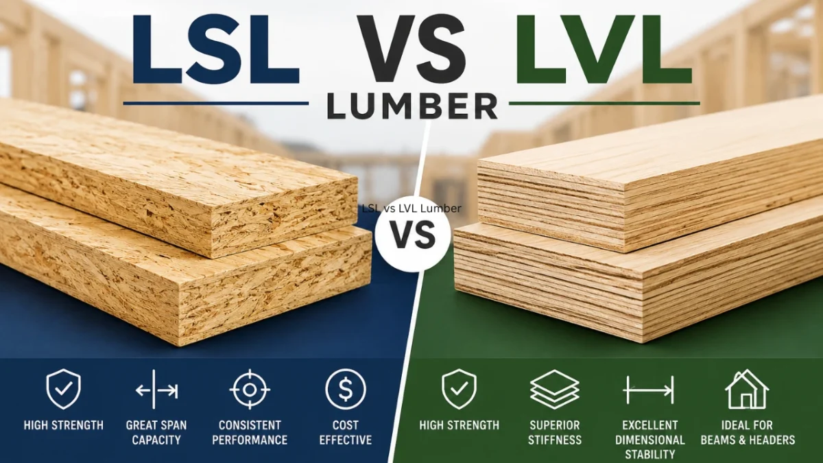 LSL vs LVL Lumber