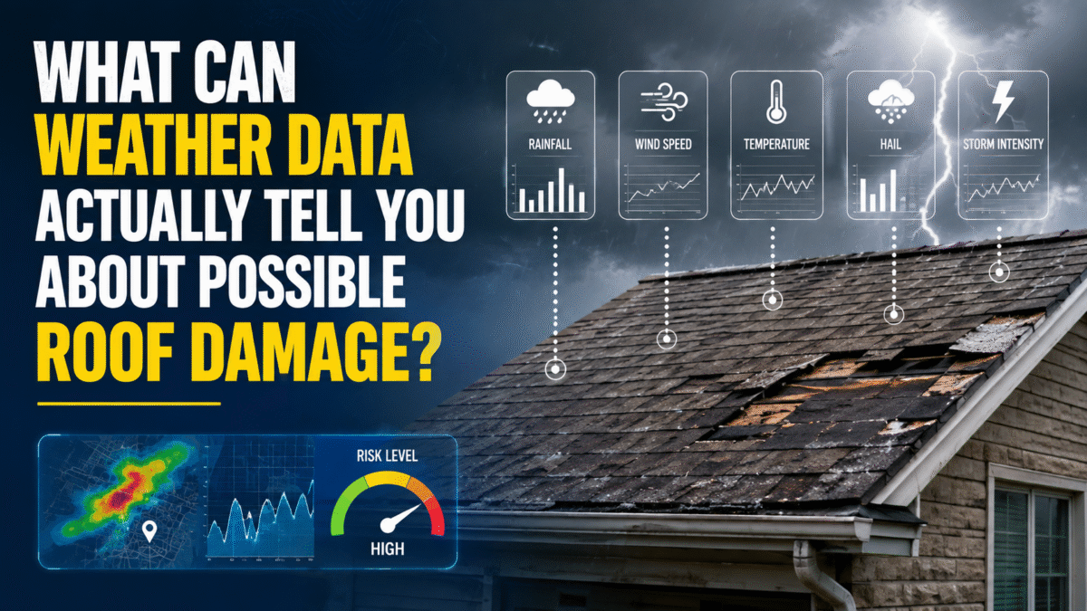 What Can Weather Data Actually Tell You About Possible Roof Damage